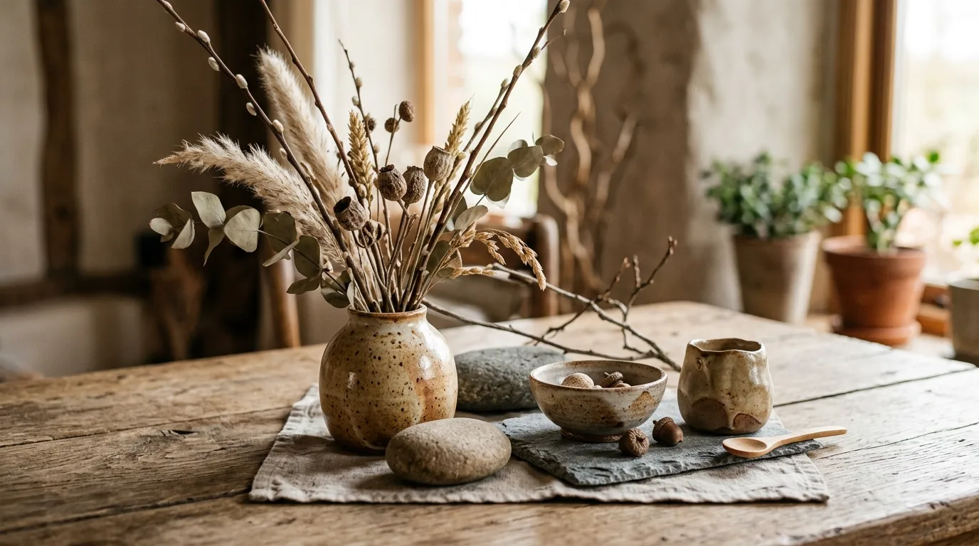 Add one sculptural chair or bench for balance inspiration for an organic modern bedroom.